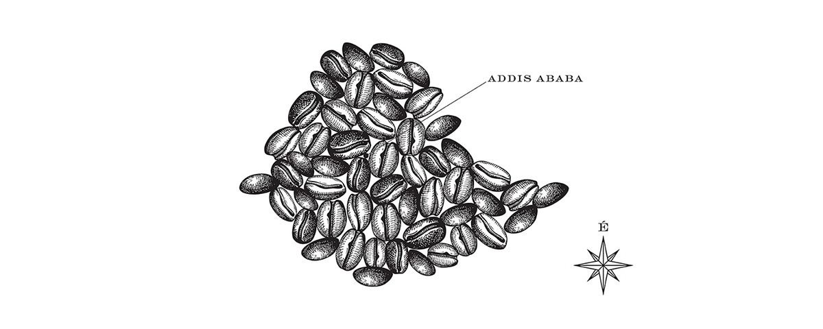 Café Prado  咖啡品牌形象設(shè)計(jì) 插畫設(shè)計(jì)