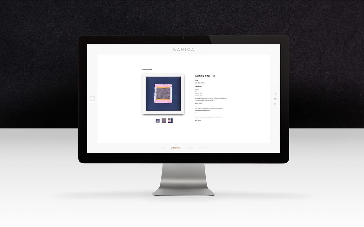 卡尼亞織造藝術品牌設計  網站展示