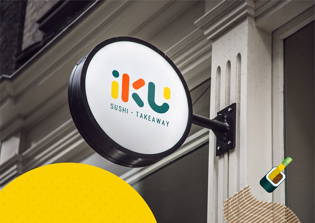 IKU日本壽司店VI設(shè)計(jì)形象展示