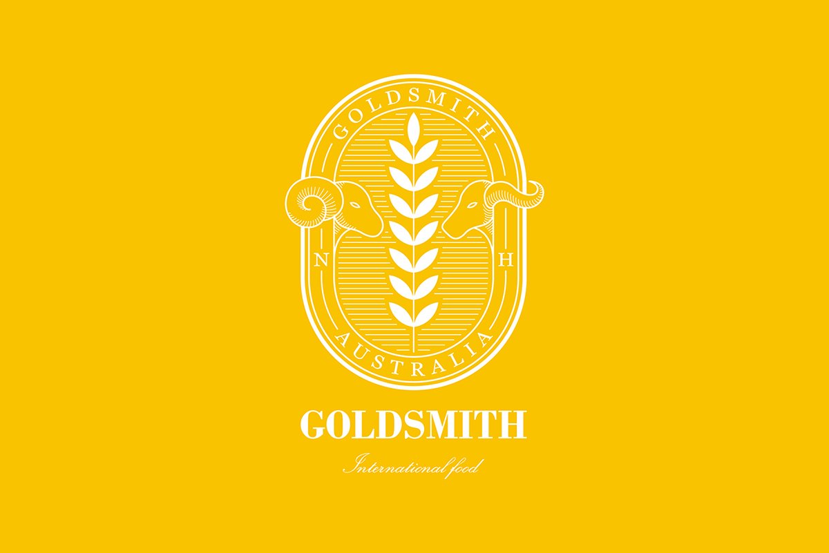 深圳VI設計  深圳VI策劃  Goldsmith肉類品VI形象設計  標志設計