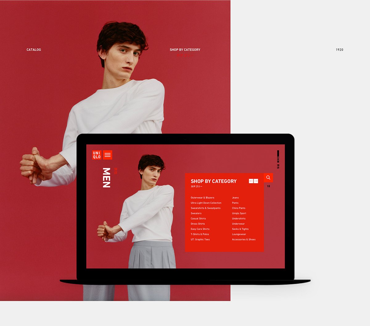 UNIQLO優衣庫（服飾）品牌線上商城官網界面設計，服飾品牌官網，官網界面設計，商城界面設計，服飾官網設計