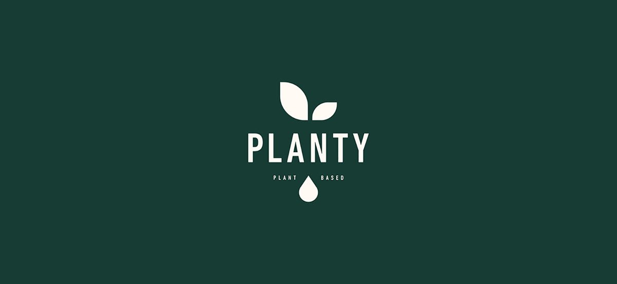 （餐飲）牛奶vi品牌標識—— PLANTY 簡約現代包裝vi設計案例，vi設計，包裝vi設計，（餐飲）牛奶品牌vi設計，品牌包裝vi設計，品牌vi設計，vi品牌策劃，深圳vi設計，左右格局