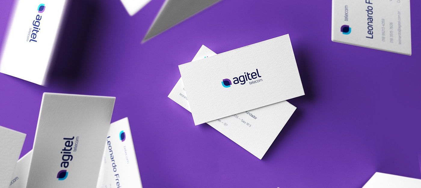 Agitel 通訊IP科技公司品牌VI設計和品牌logo設計，科技企業VI設計，品牌形象設計，深圳VI設計，左右格局